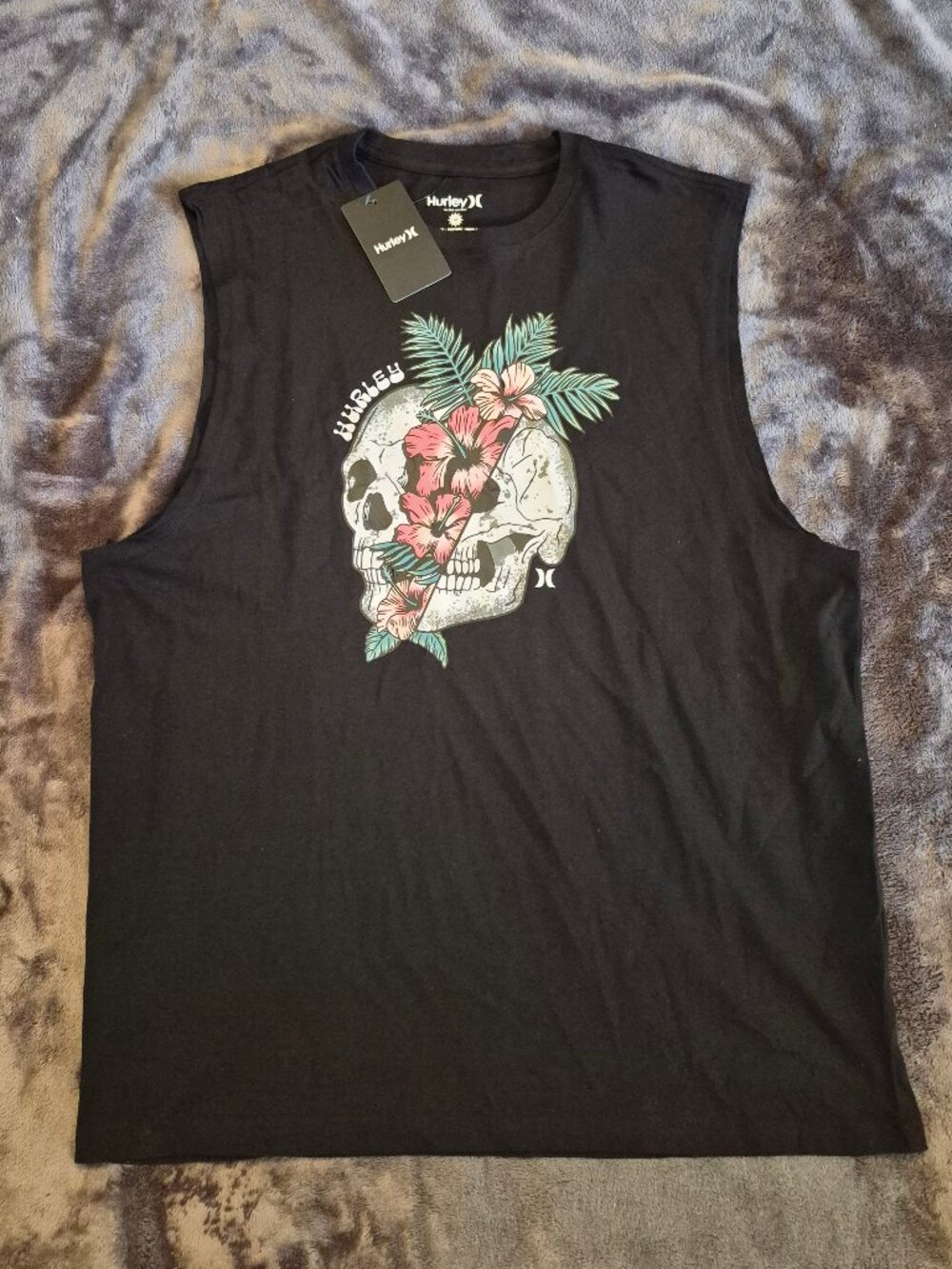 Men's Hurley Sleeveless Graphic Muscle Tank NWT Size Medium